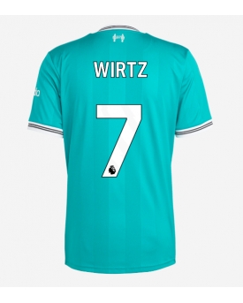 Liverpool Florian Wirtz #7 Maglia Gara Terza Repliche 2025-26 Maniche Corte